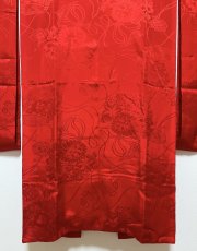 画像5: 正絹 / アンティーク 振袖用長襦袢 / 花薬玉 / 宝尽くし / 綸子 (5)