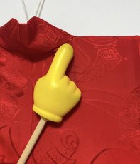画像8: 正絹 / アンティーク 振袖用長襦袢 / 花薬玉 / 宝尽くし / 綸子 (8)