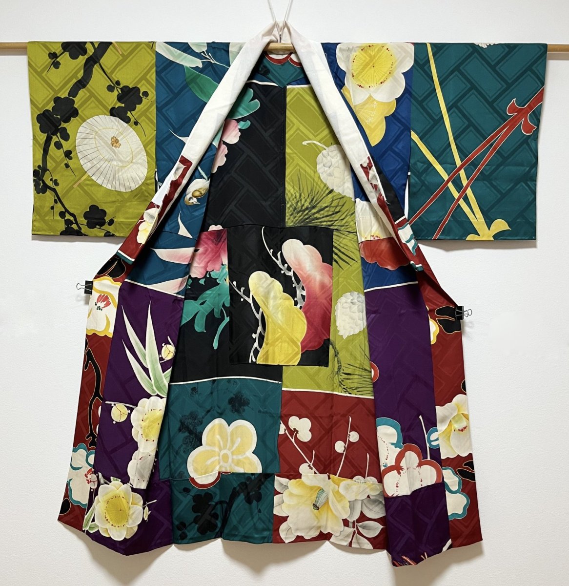 画像4: 正絹 / アンティーク 長襦袢 / 柄見本 / 広衿 (4)