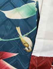 画像12: 正絹 / アンティーク 長襦袢 / 柄見本 / 広衿 (12)