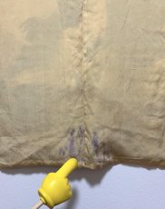 画像15: 正絹 / アンティーク 訪問着 / 飛鶴 / 刺繍入り / 広衿 / 濃紫 (15)