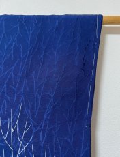 画像6: 正絹 / 羽織 / 枝蕾 / ブルー / 未使用品 (6)