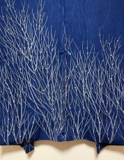 画像7: 正絹 / 羽織 / 枝蕾 / ブルー / 未使用品 (7)
