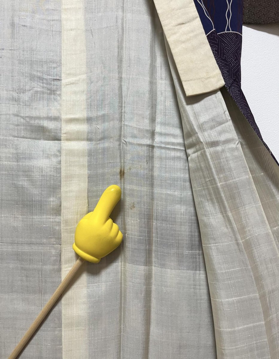 画像14: 正絹 / アンティーク 長襦袢 / 柄見本 / 錦紗 (14)