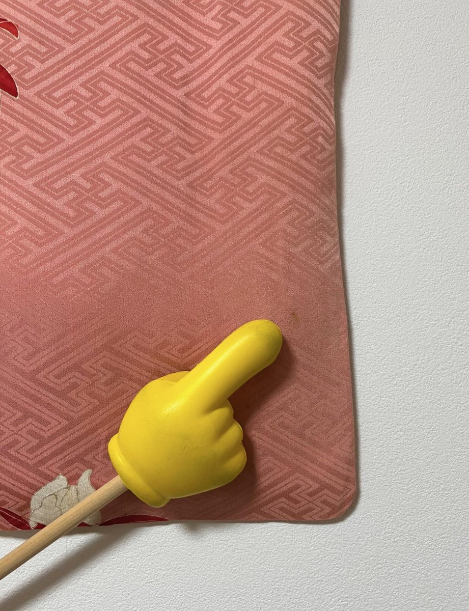 画像13: 正絹 / アンティーク 羽織 / 牡丹 / 紗綾形 / 手刺繍 / コーラル (13)