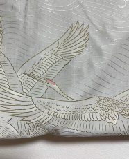 画像10: 正絹 / 羽織 / 枝蕾 / ブルー / 未使用品 (10)