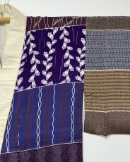 画像10: 正絹 / アンティーク 長襦袢 / 柄見本 / 錦紗 (10)