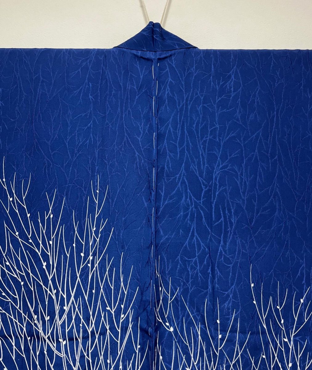画像4: 正絹 / 羽織 / 枝蕾 / ブルー / 未使用品 (4)