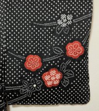 画像7: 正絹 / 羽織 / 疋田絞り / 梅 / 黒 / 未使用品 (7)