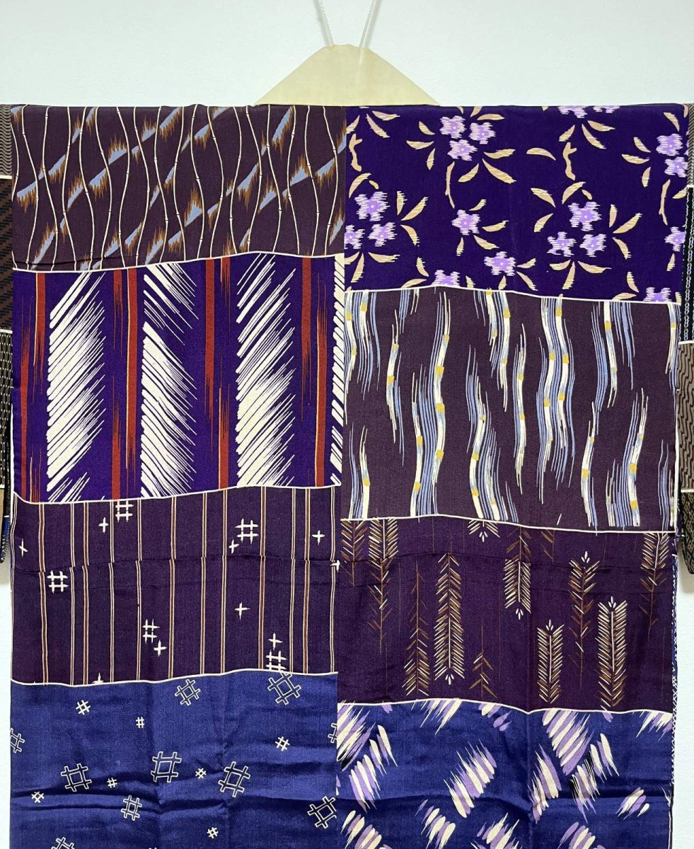 画像4: 正絹 / アンティーク 長襦袢 / 柄見本 / 錦紗 (4)