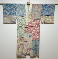 画像3: 正絹 / 襦袢 / 柄見本 / 風景 花柄 (3)