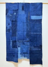 画像2: 木綿 / 襤褸 / 96cm x 165cm / 藍染 (2)