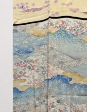 画像11: 正絹 / 襦袢 / 柄見本 / 風景 花柄 (11)